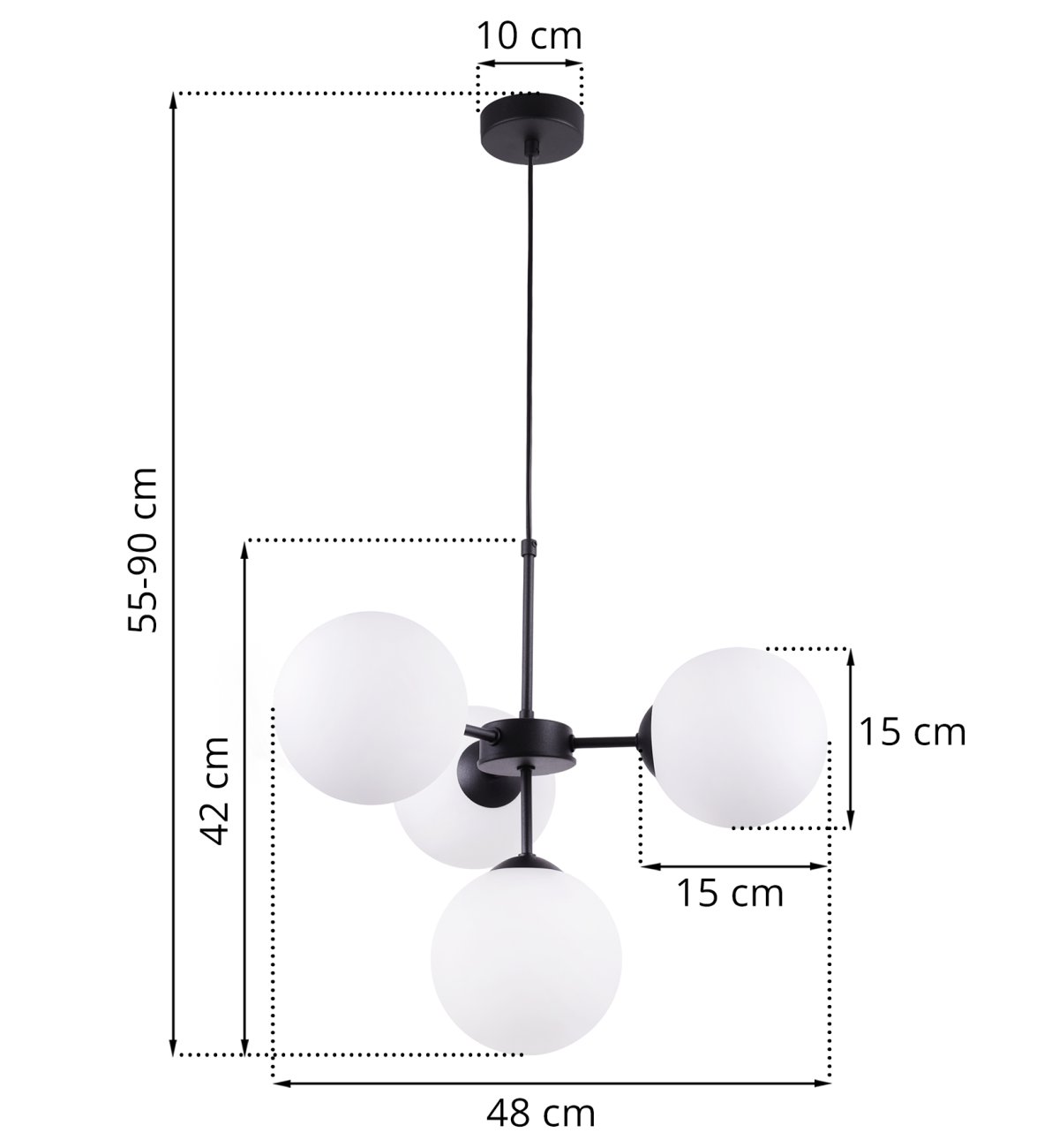 lampa-wiszaca-sufitowa-z-regulacja-zyrandol-czarny-biale-klosze-e14-10
